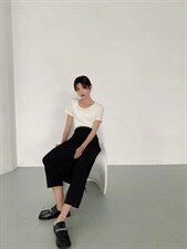 假两件T+设计师款裤子，其它，季尺