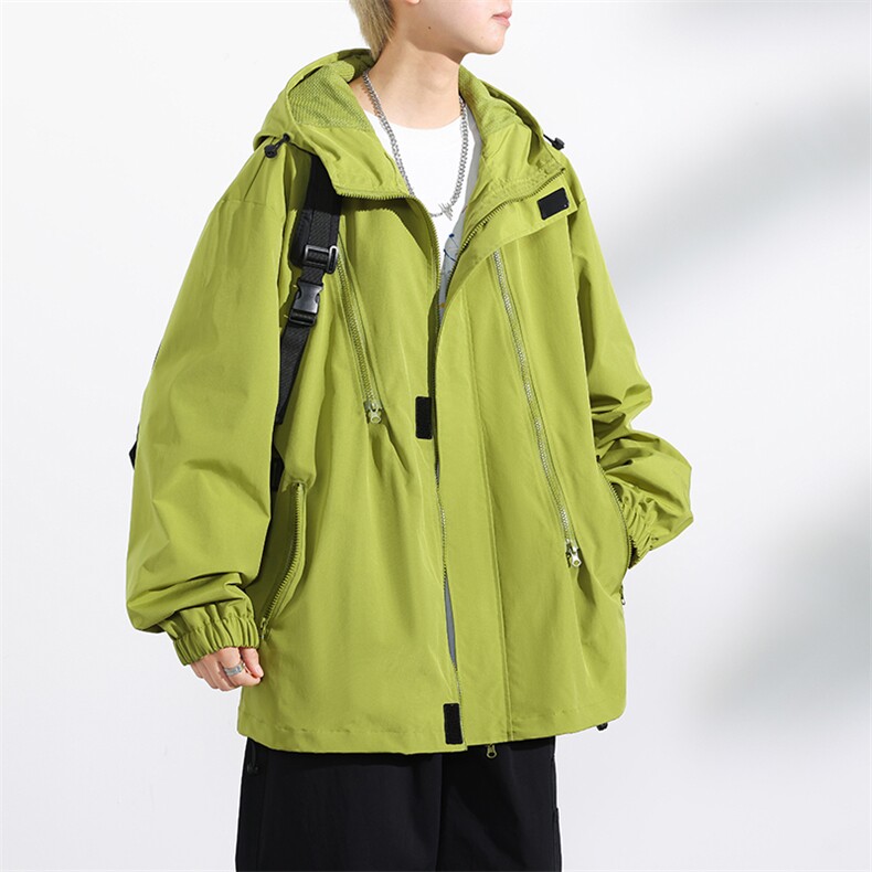 冲锋衣外套潮牌痞帅炸街男秋冬情侣防水山系夹克JK880-P50图片