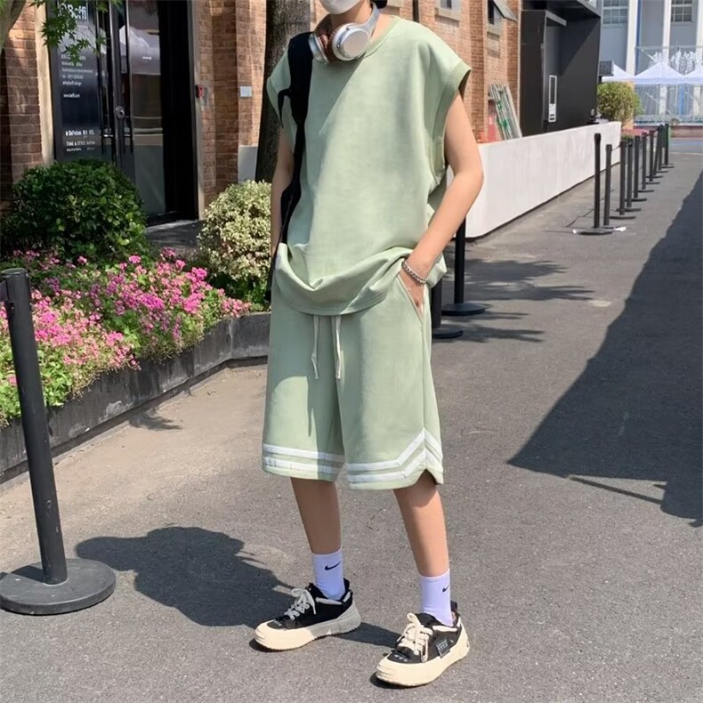 男潮流休闲套装宽松套装运动套装TZ9088P52,男装休闲套装,星座1116-2