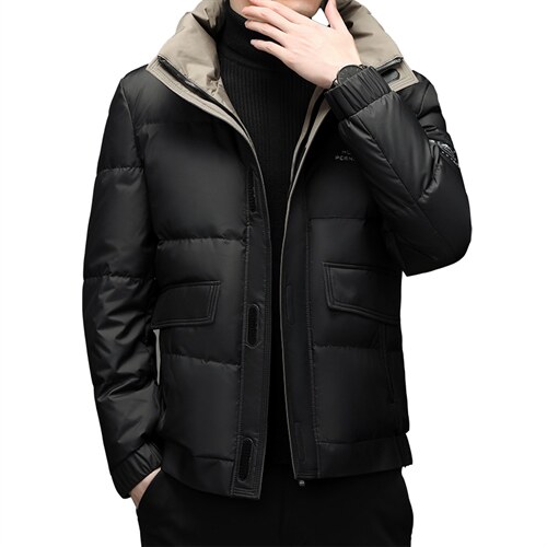 羽绒服男爸爸冬装外套灰鸭绒中年男冬款加厚外套YYYR062132-P275，男装羽绒服，电商B212（原钱塘6029）