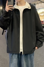 现货户外夹克男双面穿立领上衣外套支持二开JK836-P60，男装夹克，电商B306