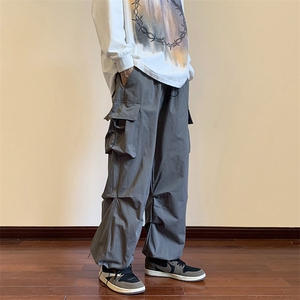 日系cityboy休闲裤子男春秋季高街潮牌宽松直筒工装裤 K4621-P50图片