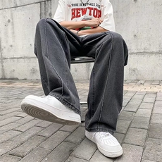 牛仔裤男夏季潮牌宽松大码休闲裤子高街设计N1011P38，男装牛仔裤，星座1116-2