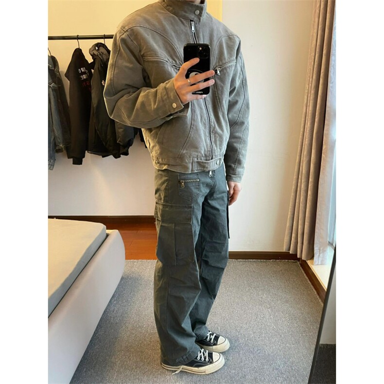 【有货】cleanfit短款哈灵顿外套男美式重工工装夹克JK04CC-特P78,男装夹克,星座1007（原301D）