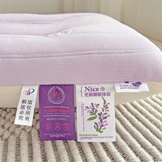 新品枕芯天然草本薰衣草定型护颈低枕头枕芯曲线彩绣薰衣草定型枕，枕套/枕芯，一起卖家纺