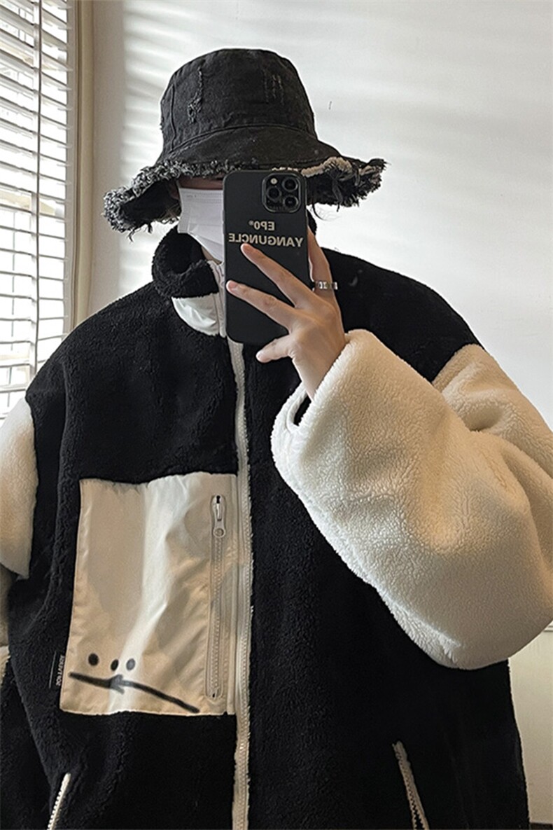 冬季工装羊羔绒男加厚冬季男款棉服冬装防寒棉衣潮MY002p138控158,男装棉衣,星座605(原A050)