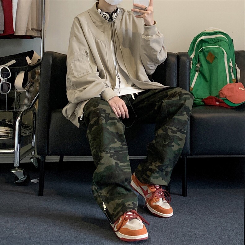 飞行员夹克男解构设计棒球领短外套男XH24-P70,男装夹克,电商B367