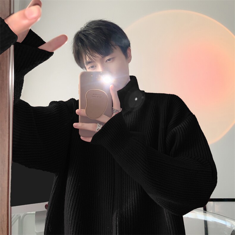 秋冬拉链开衫立领毛衣XZ608-HM246-特P46,男装针织衫/毛衣,星座608(原A046)
