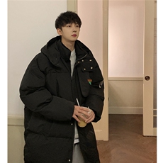 冬季新品中长款连帽棉衣男韩版潮流学生棉服棉袄812-MY668-P148，男装棉衣，星座812