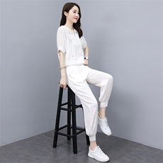 套装/套裙通勤两件套个性宽松百搭减龄，女装套装/套裙，魅影