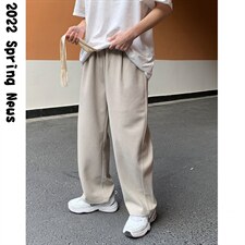 现货！2025春装大麻绳休闲裤男宽松立体裁剪阔腿裤KZ301P68控78，男装休闲裤，星座517A-1