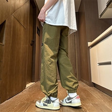 2024春夏衔接内景大码美式速干九分裤M-5XHK24187-P50，男装休闲裤，电商A022
