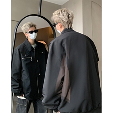 JK9901-P85控138秋季美式高街潮流设计感宽松复古工装夹克外套，男装夹克，电商A058-1（原电商C417）