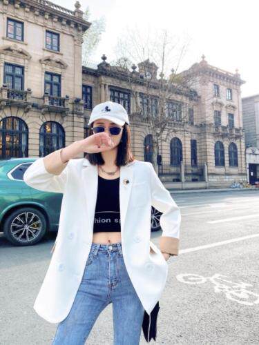 西装黑白，女装西装，佳伶百色