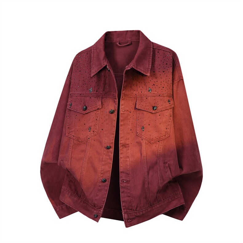水洗牛仔外套男款春美式痞帅上衣服宽松休闲工装夹克JK1330-P98,男装工装外套,星座1103-3