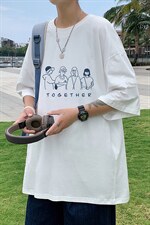 DX17191-P20纯短袖t恤男大码半袖打底衫宽松体恤衫港风，男装T恤，电商A040