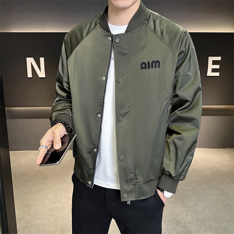 2026新款春季棒球服男士外套大码男装夹克上衣A313-J112536-P145,男装夹克,电商A313