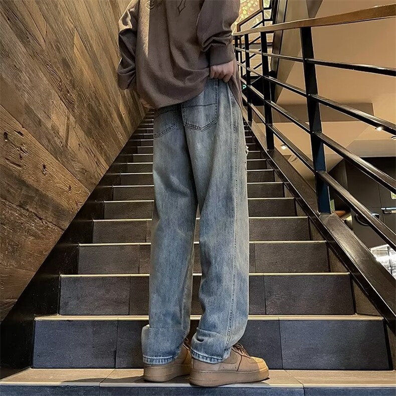 美式牛仔裤男款秋季长裤潮NK861P42,男装牛仔裤,星座1116-2