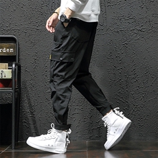黑墙大码宽松休闲裤长裤多口袋工装裤A014-K01-P50特价，男装工装外套，电商A014