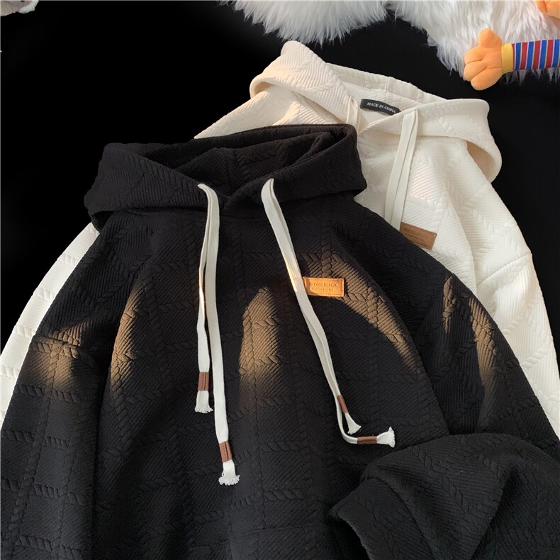 W2271连帽卫衣男潮牌小众设计情侣装秋季外套2024新款，女装短外套，电商C306-1