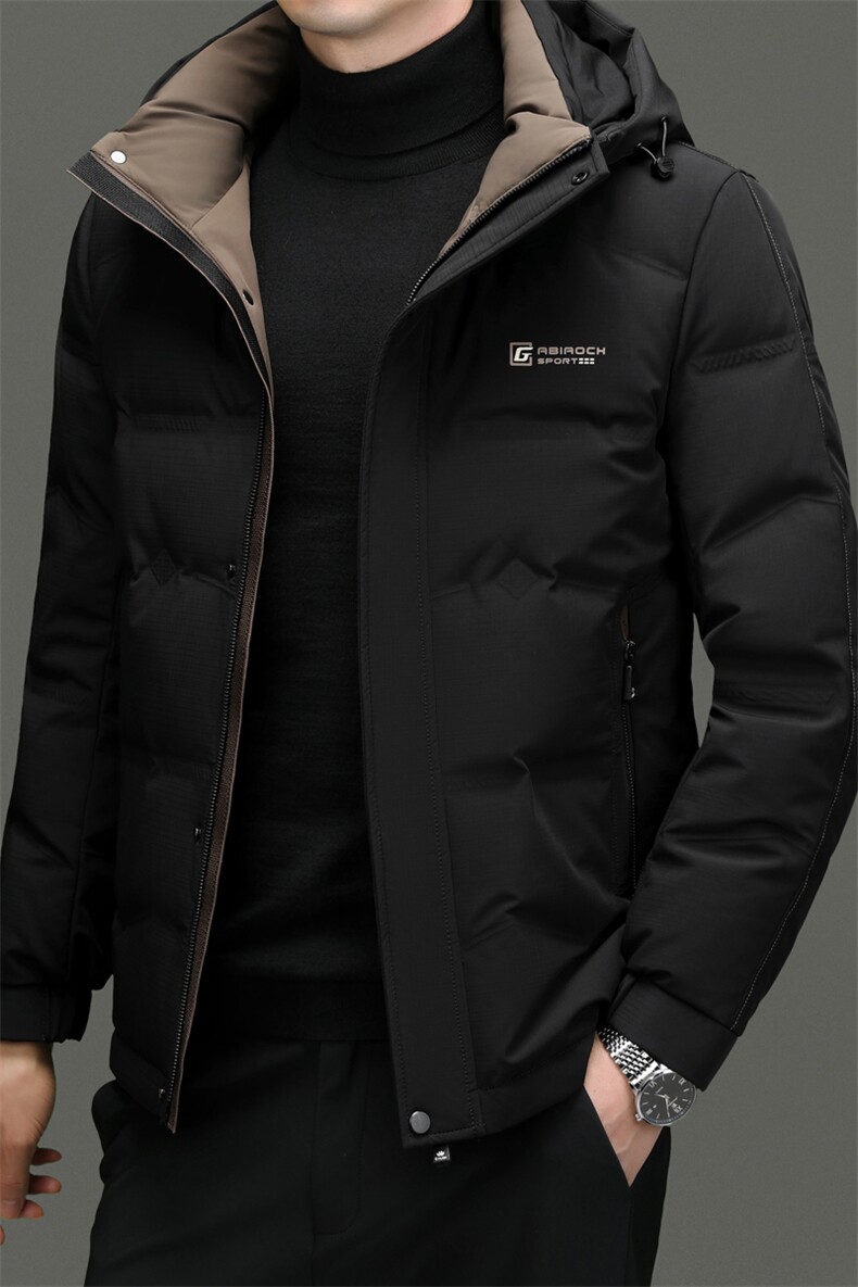 DF23878钱塘2020-2新款百搭简约冬季厚款中年男士羽绒服P263,男装羽绒服,钱塘207-2