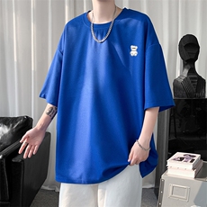 华夫格t恤男短袖男大码五分袖短句风HT73292-P22，男装T恤，电商A040
