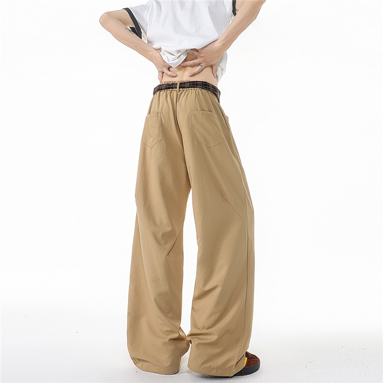 【送同款腰带】K99126-P40特控78冰丝长裤（同款七分裤K99123）,男装休闲裤,电商D232