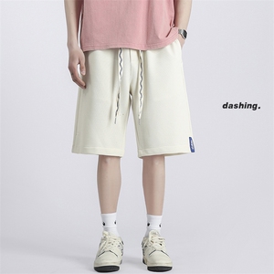 2023夏季华夫格爱心肌理短裤男日系大码潮牌bf休闲五分裤DK37-P38图片