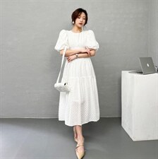 2022年夏季新款法式浪漫宫廷风连衣裙，女装连衣裙，序儿