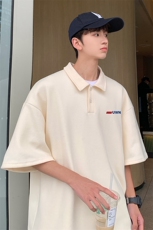 短袖POLO衫250克重磅XT5118-TP40控价58珠地空气层潮牌印花男，男装Polo衫，电商A102-1