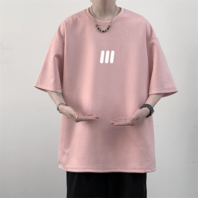麂皮绒短袖t恤男大码半袖男JD82436-P25,男装T恤,电商A040
