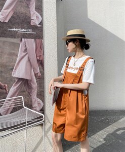 夏季新款背带裤 背带裙图片