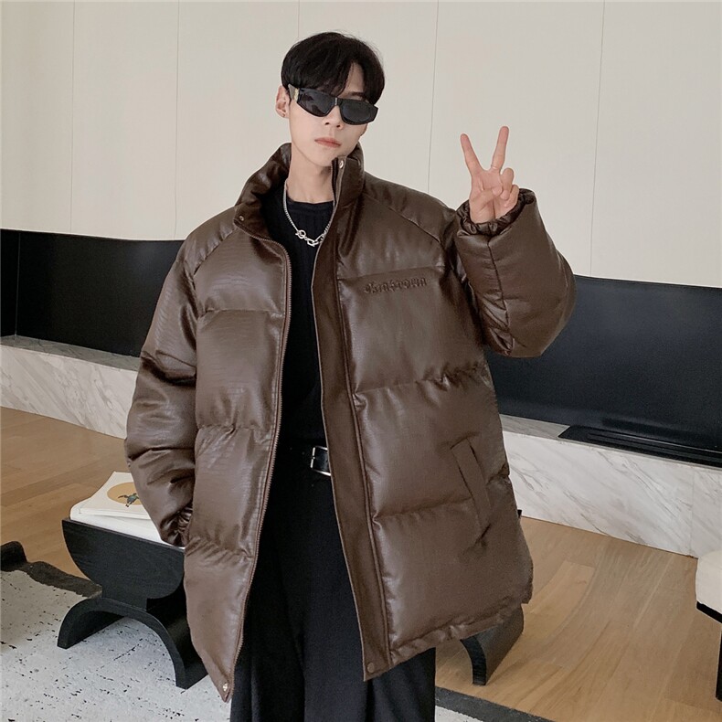 港风鳄鱼纹钢印字母设计棉衣男MY77093P120控168抖音控198，男装棉衣，星座227-7