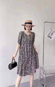 韩版碎花连衣裙,女装连衣裙,依多坊