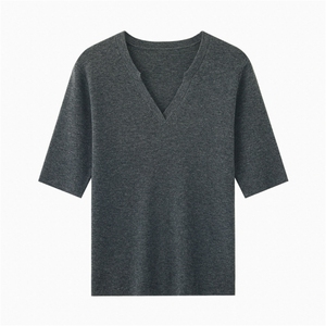 2025年秋季新款女士V领长袖图片