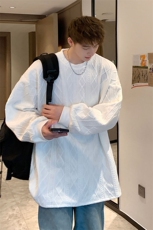 立体菱形花纹面料卫衣男成分：聚酯纤维95%氨纶5%WY77052P38控58，男装卫衣，星座227-7