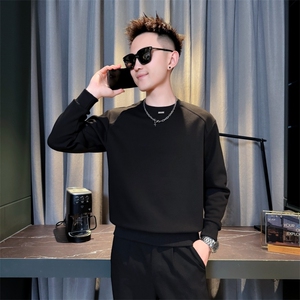 B340 WY77126 P5888 店主风小伙风春夏新款痞帅百搭圆领卫衣，男装卫衣，电商B340