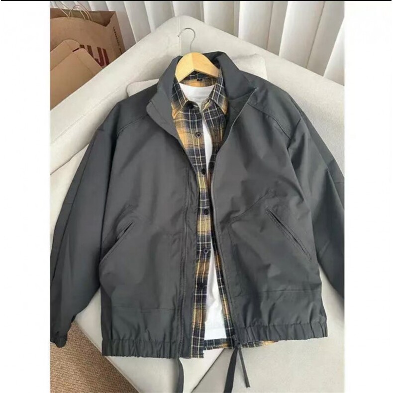 秋季大货立领夹克男DSA157-1-JK7822-P60，男装夹克，电商A157-1