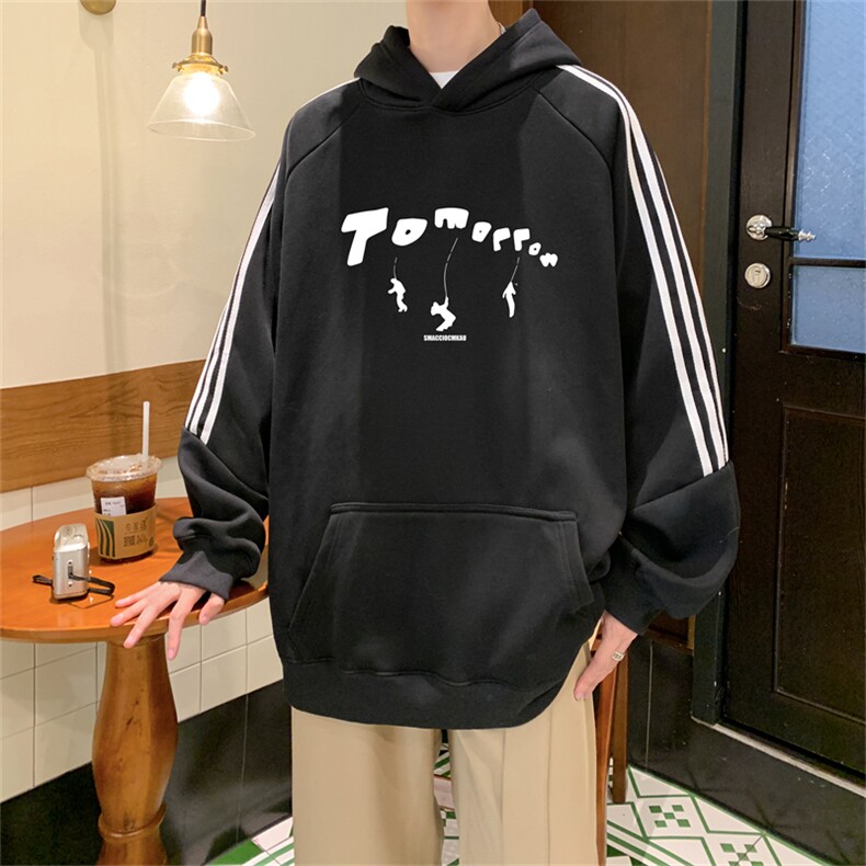 条纹连帽卫衣SWY2487-P55控8850棉,男装卫衣,电商B370