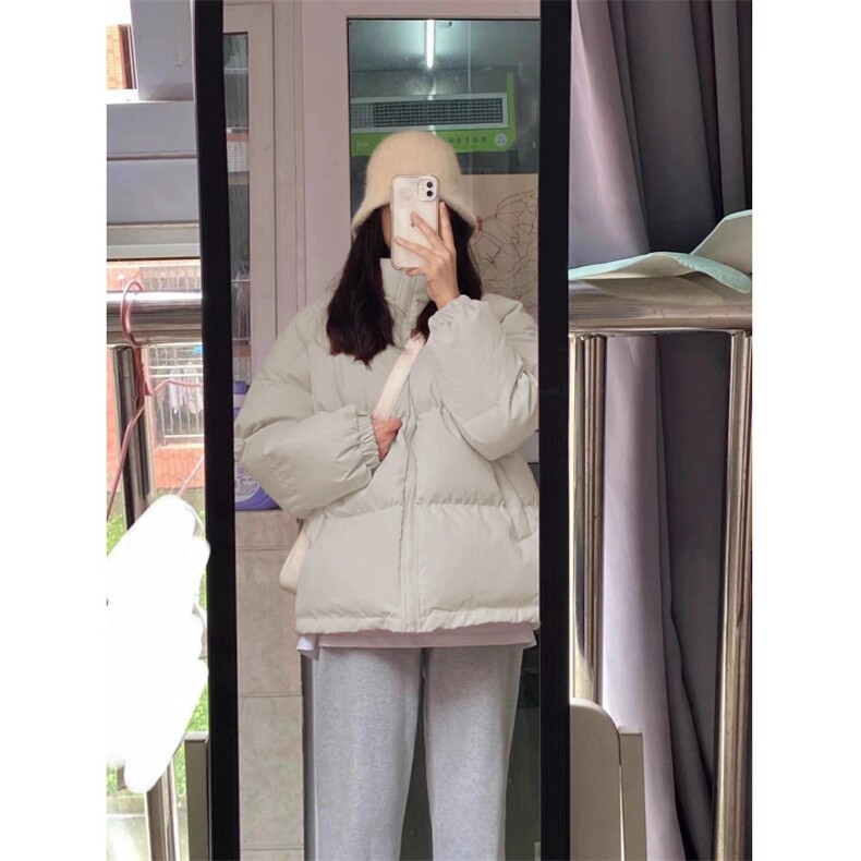 网图立领羽绒棉服棉衣加厚韩版宽松男女情侣面包服,男装棉衣,星座410-7