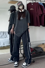 夏季冲锋裤宽松美式休闲裤D329-QM697-特P45-控78，男装休闲裤，电商D329