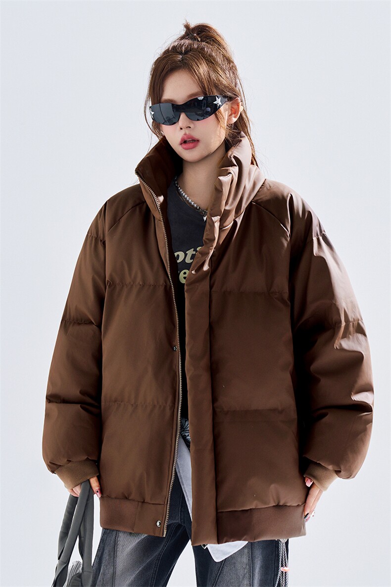 新款冬季羽绒立领PU皮棉服棉袄韩版宽松外套A436-2522-P80,男装棉衣,电商A436