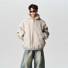 有长图冬季复古连帽棉衣服男潮宽松工装羽绒棉袄外套MF00372/P135，男装棉衣，电商B316