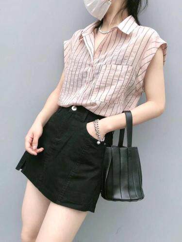 无袖衬衫，女装衬衫，DL 迪黎