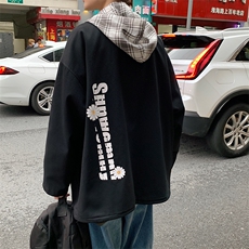 主推新款夹克假两件连帽-百搭=外套G111，男装夹克，电商A132（原电商B245）