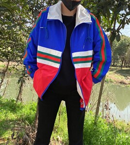 时间新款拼色洋气连帽防晒服,其它,L·H·X