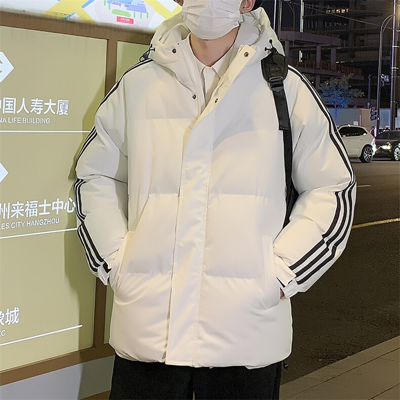 抖音得物棉衣男防风立领三条杠棉服加厚棉服外套JH-MY8202-P65,男装棉衣,星座717