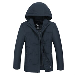 新款2023冬季羽绒服男装连帽白鸭绒外套中年爸爸装SFT81678-P295，男装羽绒服，电商B212（原钱塘6029）