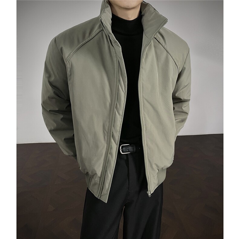 潮牌美式解构立领棒球服棉衣男秋冬中性风保暖棉服A3699特p68，男装棉衣，四季星座1118-1