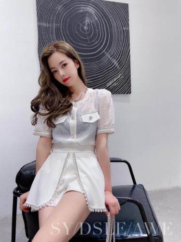 【92073】天丝小香风上衣，女装，迪盛靓点